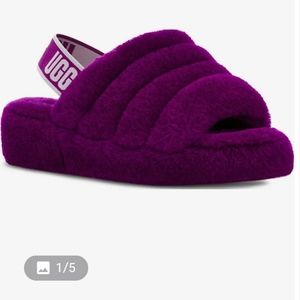 UGG Fluff Yeah Slides Lilac Purple 6